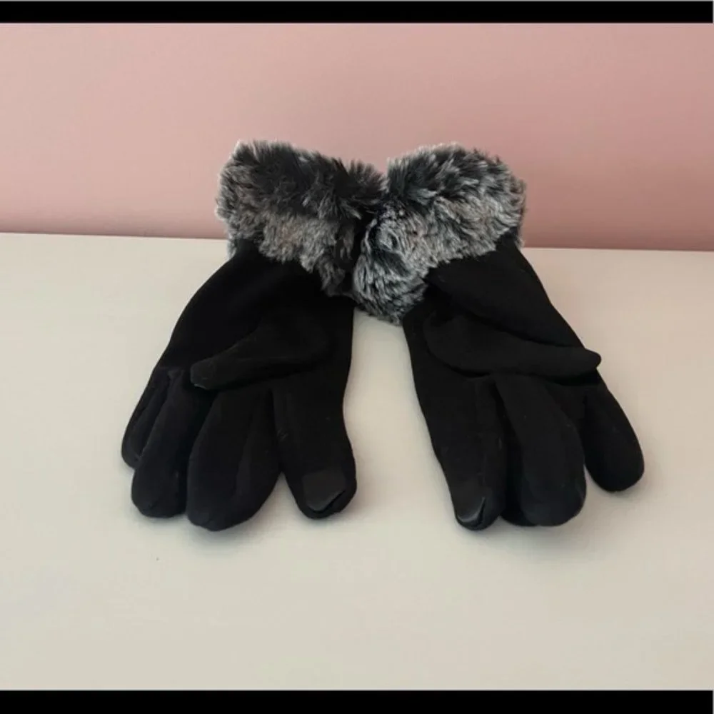 Luxurious Rhinestones Winter Gloves Touchscreen Gloves